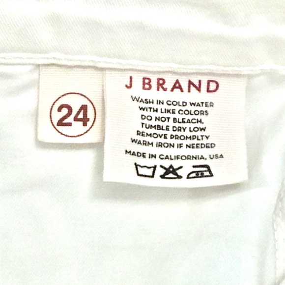 J BRAND Cadet White Cotton Shorts - Picture 5 of 6
